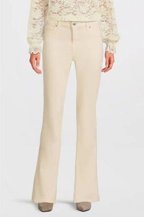 Anytime high waist flared jeans ecru