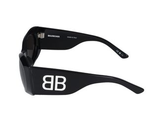 Balenciaga Womens Bb0394s Sunglasses Black Acetate