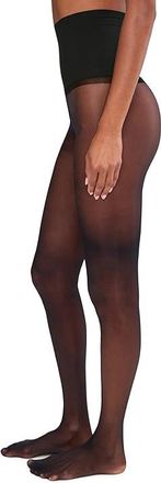 Commando Soft Luxe Womens Sheer Hose Black : LG, Elastane/Microfiber/Nylon