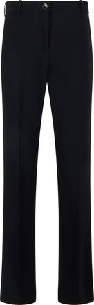 Nine In The Morning Slim Fit Tailored Pants - Dames - Slim Fit Broeken - Zwart - W28 - Leer - Broeken