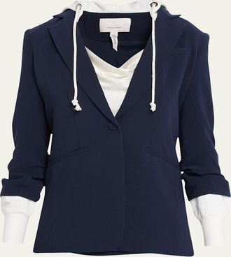 Cinq à Sept Hooded Khloe Jacket