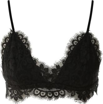 Zimmermann Illustration Lace Bralette - Dames - BHs - Zwart - M - Katoen - Ondergoed