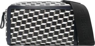 Pierre Hardy Geometric-print Clutch Bag