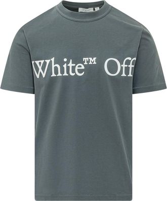 Off-white Slate Grey Logo T-Shirt