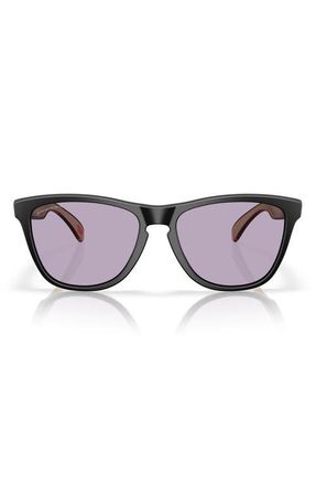 Oakley Frogskins 54mm Rectangular Sunglasses in Matte Black /Grey at Nordstrom