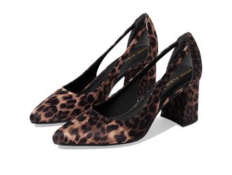 Anne Klein Berkeley High Womens Heels Leopard : 5.5 M, Rubber/Suede