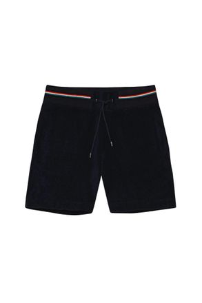 Orlebar Brown Mens Afador Stripe Towelling Shorts In Navy