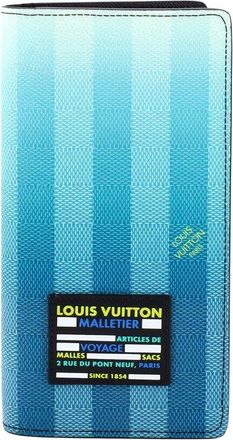 Louis Vuitton Brazza Wallet Limited Edition Gradient Damier Stripes (Authentic Pre-Loved)
