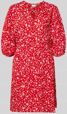 Ichi Minikleid aus Viskose im Allover-Look Modell MARRAKECH in Rot, Gr&ouml;&szlig;e XXL