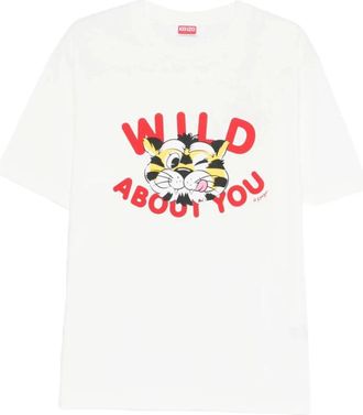 Kenzo Fg 55Ts 2064Sg 02 T-shirt - Heren - T-shirts - Wit - XL - Tops