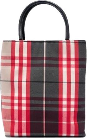 Burberry Pre-owned Vintage Tote - Dames - Vintage Handtas - Veelkleurig - ONE Size - Leer - Vintage