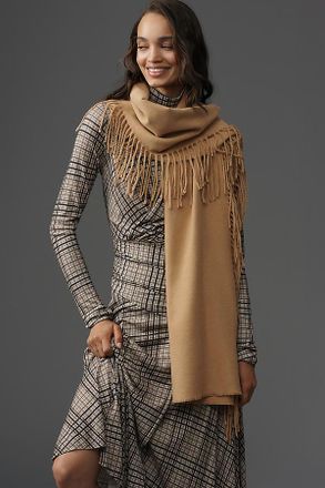 Maeve Brushed Fringe Scarf