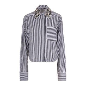 Sportmax Overhemden, Dames, Zwart, XS, Shirts