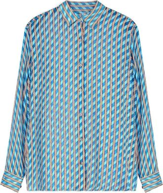 Dries Van Noten gestreept overhemd