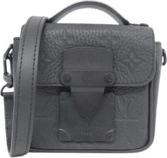 Louis Vuitton Pre-owned Taurillon Clemence Monogram Pico S-Lock schoudertas - Dames - Vintage Schoudertas - Zwart - ONE Size - Leer - Vintage