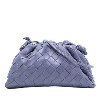 Bottega Veneta Pre-owned Cross Body Bags, female, Purple, Size: ONE SIZE Pre-owned The Pouch