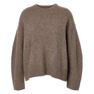 Jcsophie Ronde hals gebreid - Dames - Ronde hals truien - Bruin - L - Denim - Truien & Vesten