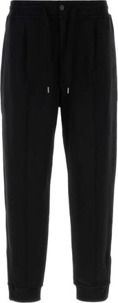 Brunello Cucinelli Brunello Cucinelli Black Cotton Blend Joggers