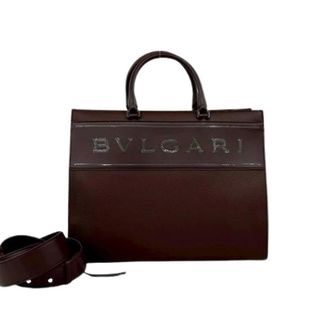 Bulgari Pre-owned Tote Bags, female, Red, Size: ONE SIZE Pre-owned Leather 2way Tote Bag