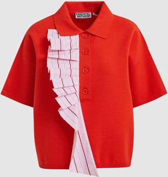 Essentiel Polo Jumble Orange Rose
