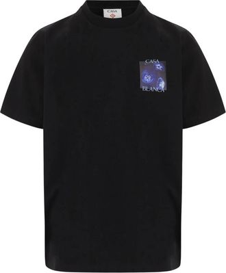 Casablanca Arches Classic T-Shirt - Heren - T-shirts - Zwart - XL - Katoen - Tops