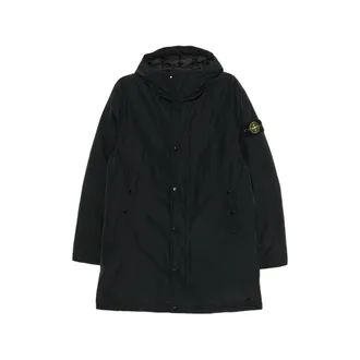 Stone Island Logo-patch Hooded Parka