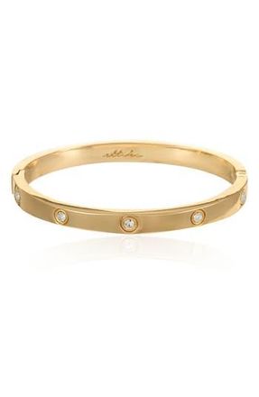 Ettika Crystal Dotted Hinge Bracelet in Gold at Nordstrom Rack