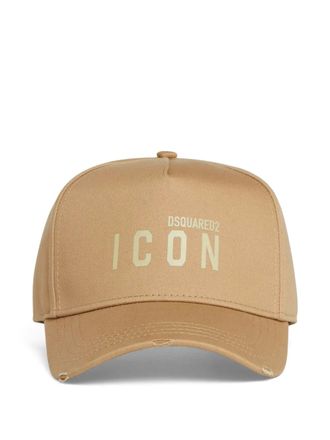 Dsquared2 Icon baseball cap - men - Cotton - One Size - Neutrals