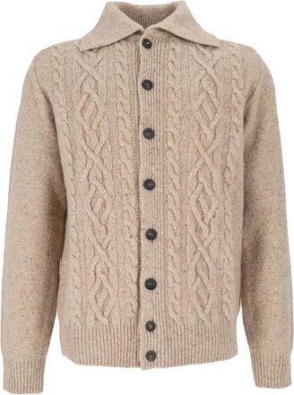 PESERICO Cardigan - Heren - Vesten - Beige - XL - Truien & Vesten