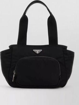 Prada renylon tote bag rectangular top handles
