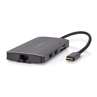 Nedis Ccbw64240at02 Adaptador Usb Multipuerto Gris