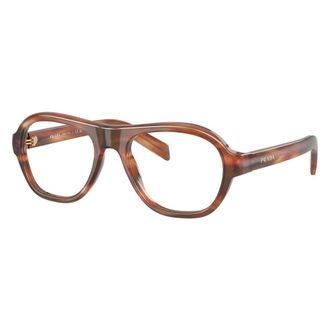 Prada Optical Frame - unisex - Prada - Glasses - Brown - 54 MM - Accessories