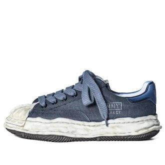 Miharayasuhiro Blakey OG Sole Canvas Over Dyed Low Black A12FW719-BLACK
