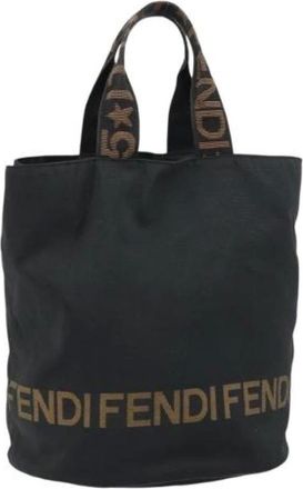 Fendi Pre-owned Tote Bags, female, Black, Size: ONE SIZE Pre-owned Vintage Tote Bag