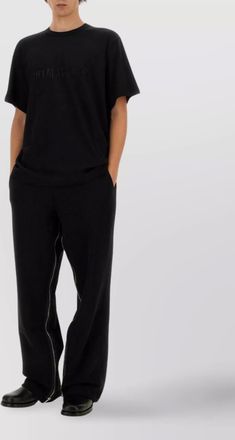 Helmut Lang logo crew neck t-shirt