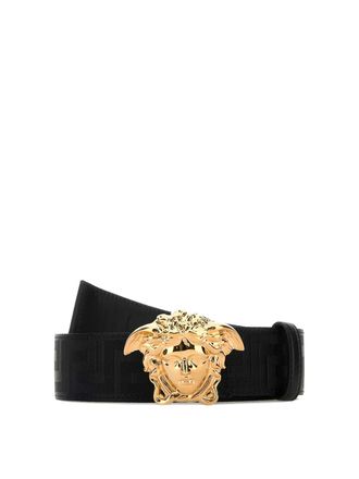 Versace Black Calfskin Belt
