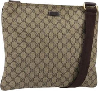 Gucci Pre-owned Plastic Cross Body Bag - Dames - Vintage Schoudertas - Beige - ONE Size - Vintage