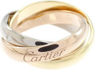 Cartier Yellow Gold (18K) Pink Gold (18K) White Gold (18K) Band Ring (Pre-Owned)