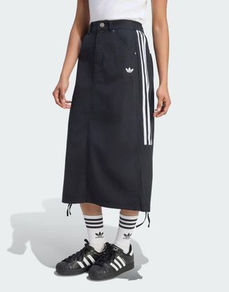 adidas Originals gonna paracadute nera-Nero