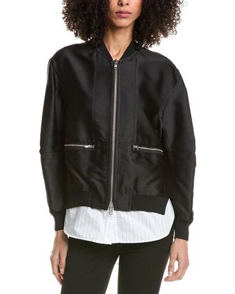 3.1 Phillip Lim Silk-Blend Bomber Jacket