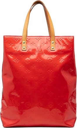 Louis Vuitton Monogram Vernis Rouge Patent Leather Tote Bag (Pre-Owned)