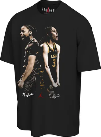 Nike Jordan Mens Bella Hines and Mikaylah Williams Jordan T-Shirt in Black | JA9094-010