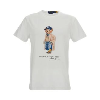 Polo Ralph Lauren Hombre, Camisetas, Blanco, Talla: S