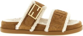 Fendi Fendi Feel Sandals Beige