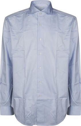 Xacus Camicia Classica Twill ML - Heren - Overhemden - Blauw - Maat: XL Katoen