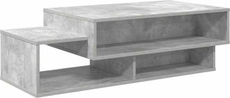 vidaXL Mesa De Caf&eacute; Gris Concreto 105 X 50 X 32,5 Cm Vidaxl