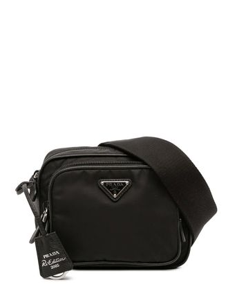 Prada 2019-2025 Tessuto Re Edition 2005 Camera Bag crossbody bag - Black