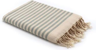 Febronie Fouta xxl algod&oacute;n 200x200 verde dagua