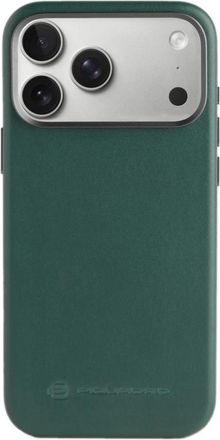Piquadro Funda de Cuero Mag Safe para i Phone 18 Pro Max 6.9 - Accessories - unisex - Verde - ONE SIZE