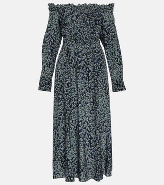 Altuzarra Lillian printed silk midi dress